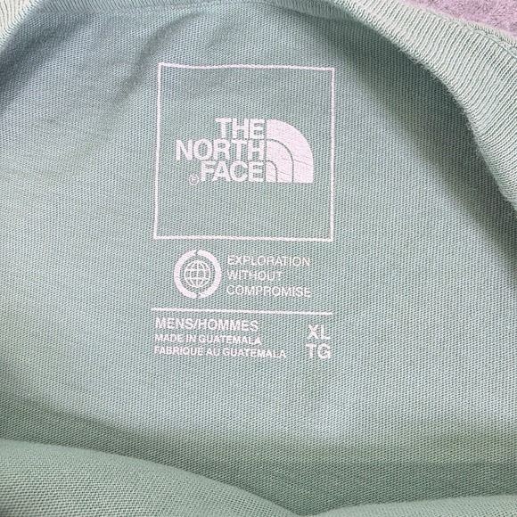 The North Face T-Shirt Men's XL Sage Green Short Sleeve Graphic Logo Tee - Picture 4 of 11